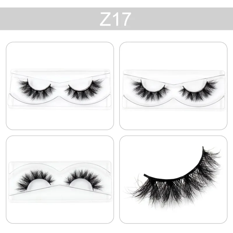 Makeup Lashes 3D Mink Eyelashes Wispy Volume False Lashes Dramatic Lash Natural Fuffy Lashes Full Finish Glamorous Eye