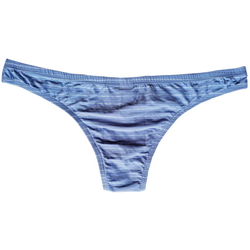 5 férfi szexi nadrág csíkos bikini légáteresztő puha fehérnemű Cucea alsónadrág férfi kényelmes meleg nadrág Cueca férfi bugyi C903-1