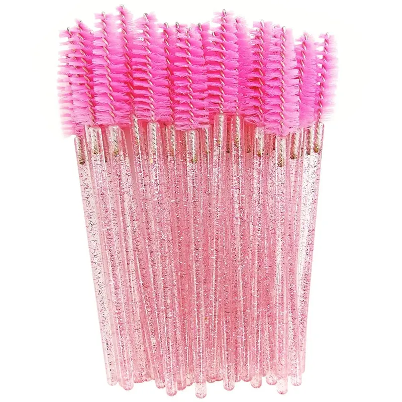 50Pcs Disposable Eyelash Brushes Eyelashes Extension Tools Eyebrow Brush Mascara Wands Applicator Spoolers Eye Lashes Cosmetic — image 7