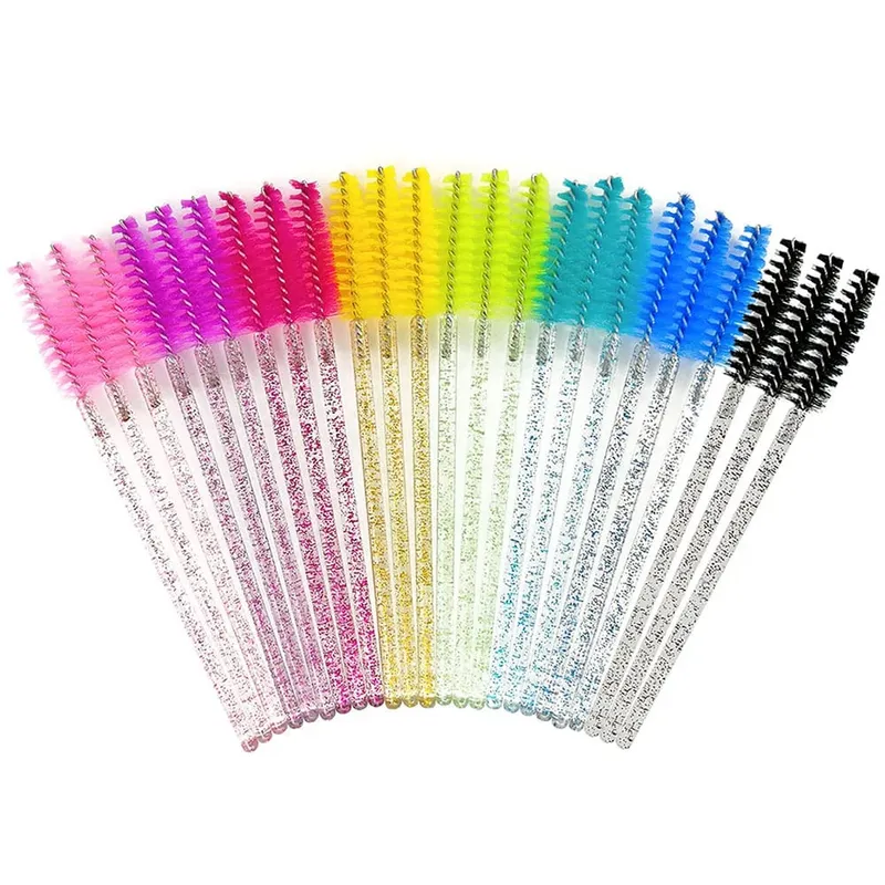 50Pcs Disposable Eyelash Brushes Eyelashes Extension Tools Eyebrow Brush Mascara Wands Applicator Spoolers Eye Lashes Cosmetic — image 1
