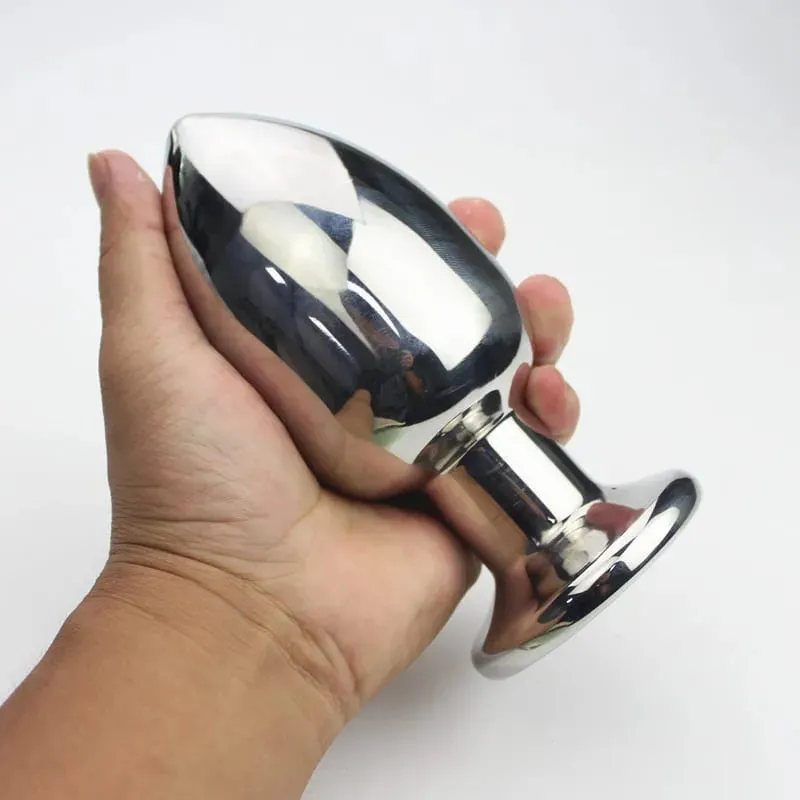 15 Sizes Stainless Steel Anal Dildo Butt Balll Plug Solid Metal Anus Dilator Anal Sex Toys for Adults HH8-1-75 — image 1