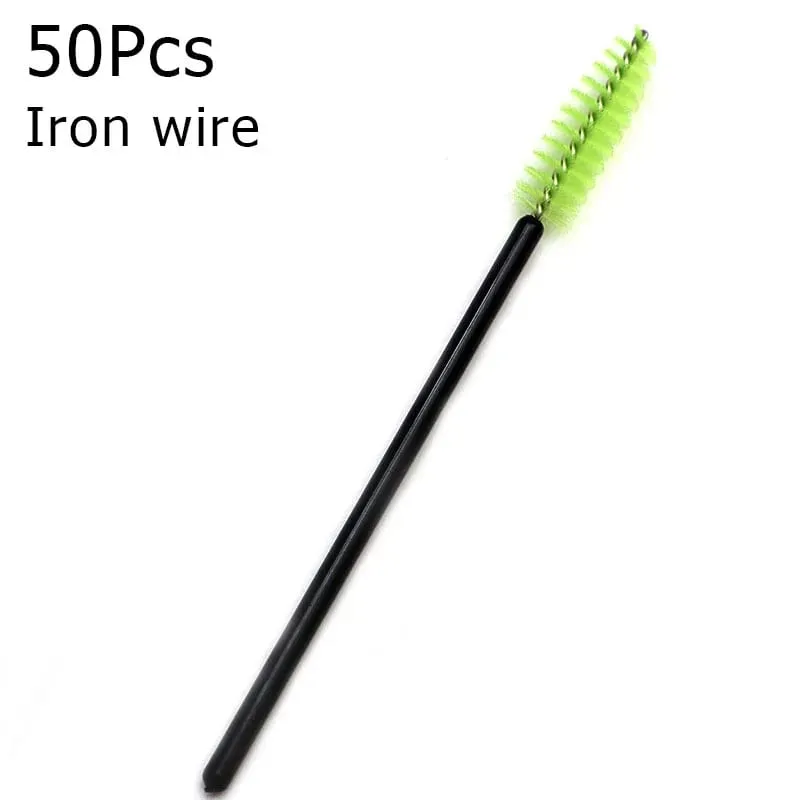 50Pcs Disposable Eyelash Brushes Eyelashes Extension Tools Eyebrow Brush Mascara Wands Applicator Spoolers Eye Lashes Cosmetic — image 29