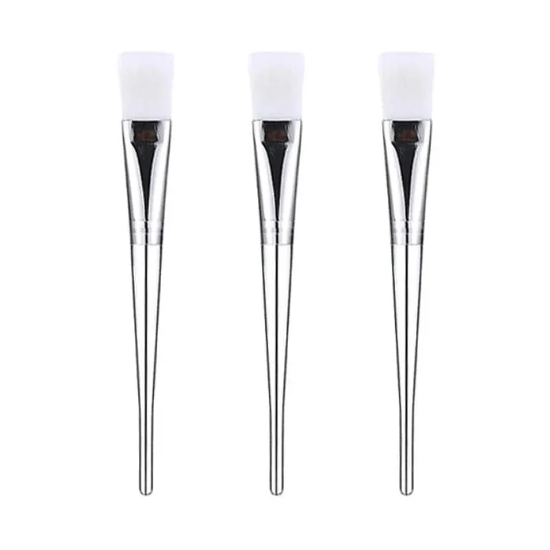 3/4Pcs Makeup Tools DIY Face Mask Brush Set Soft Applicator Brushes Includes Soft Fan Facial Brushes Acid Applicator Brush