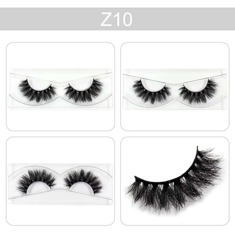 Makeup Lashes 3D Mink Eyelashes Wispy Volume False Lashes Dramatic Lash Natural Fuffy Lashes Full Finish Glamorous Eye