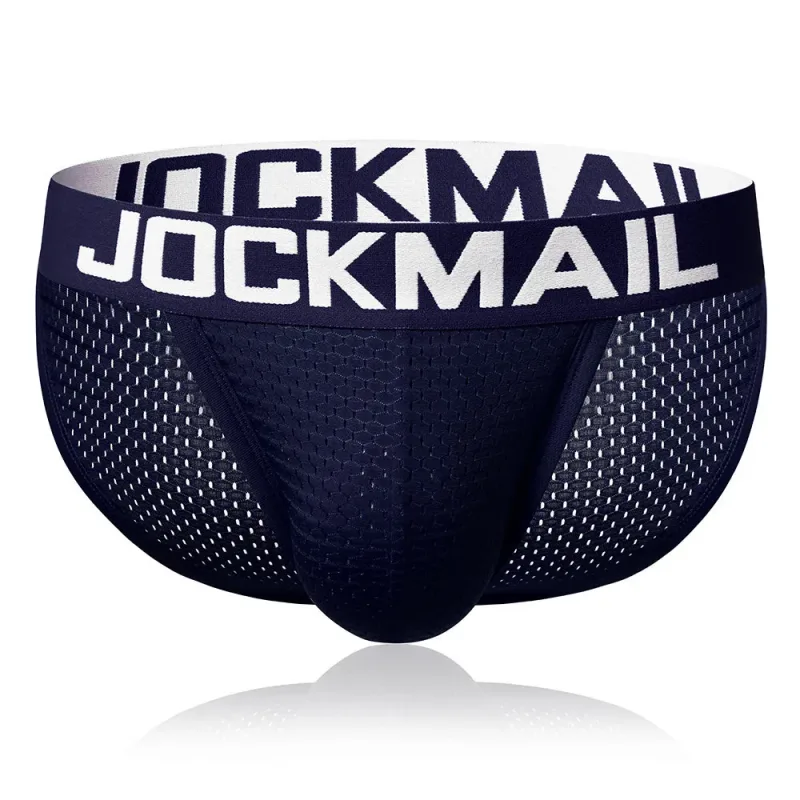 Ropa interior Sexy para Hombre, Tanga para Hombre, ropa interior Gay de malla, Bikini, Calzoncillos para Hombre, pantalones cortos deslizantes, bragas masculinas, suspensorio transpirable