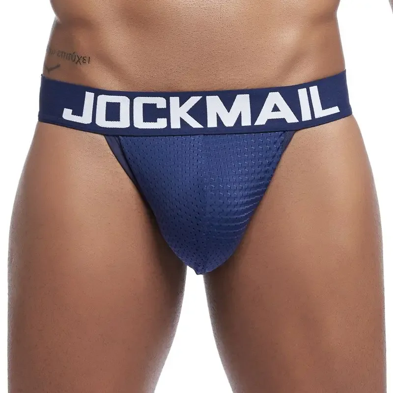 Ropa interior Sexy para Hombre, Tanga para Hombre, ropa interior Gay de malla, Bikini, Calzoncillos para Hombre, pantalones cortos deslizantes, bragas masculinas, suspensorio transpirable
