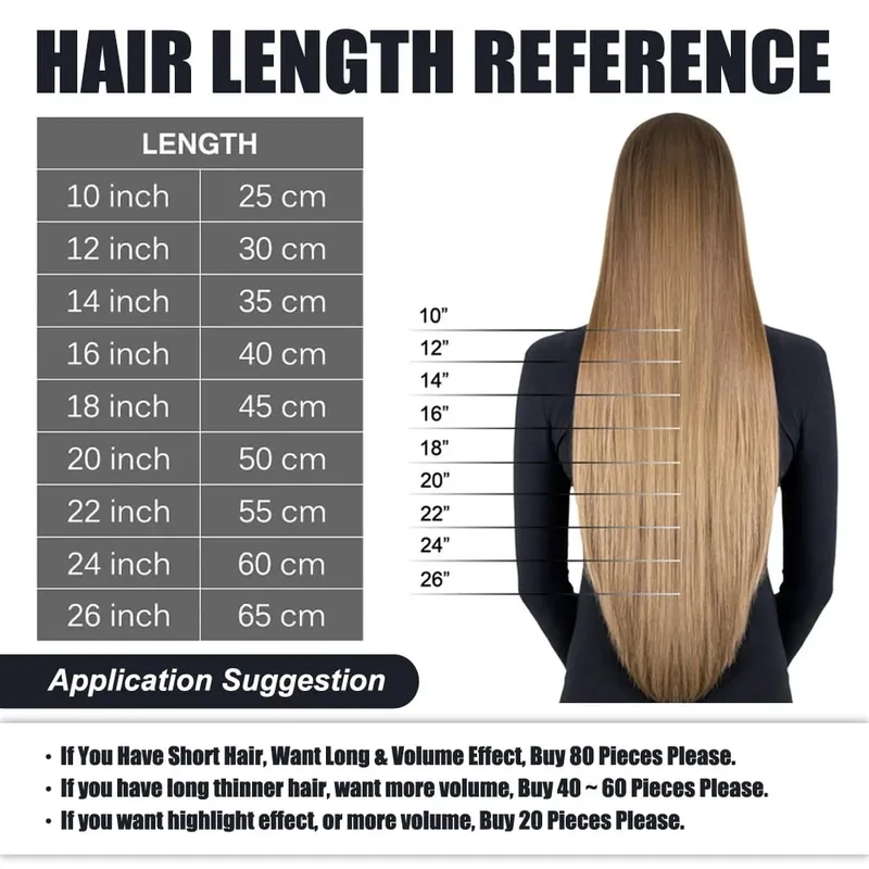 Tape In Human Hair Extensions Adhesive Invisible On Real Remy Hair Straight PU Skin Weft Extension 16-24 Inch 2.0g/pc 40g/pack