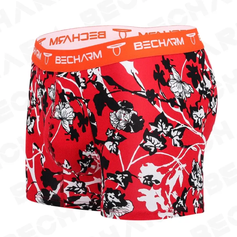 Seluar Dalam Lelaki Becharm Seluar dalam Boxer Seluar pendek Kelabu Pejal Set Saiz Besar Lelaki Seluar Dalam Lelaki Seluar Boxer Lelaki Seksi Pakaian Pendek Homme Hot