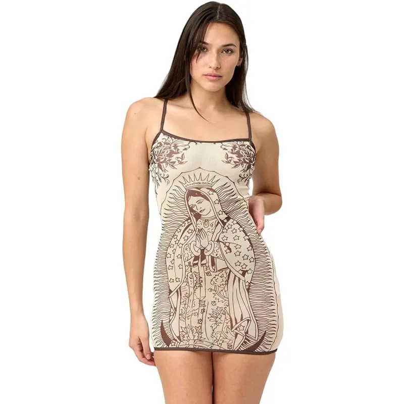 Weird Puss Art Print Dress Women Low-Neck See Through Skinny High Elasticity Sexy Midnight Summer New Trend Hottie Mini Bodycon