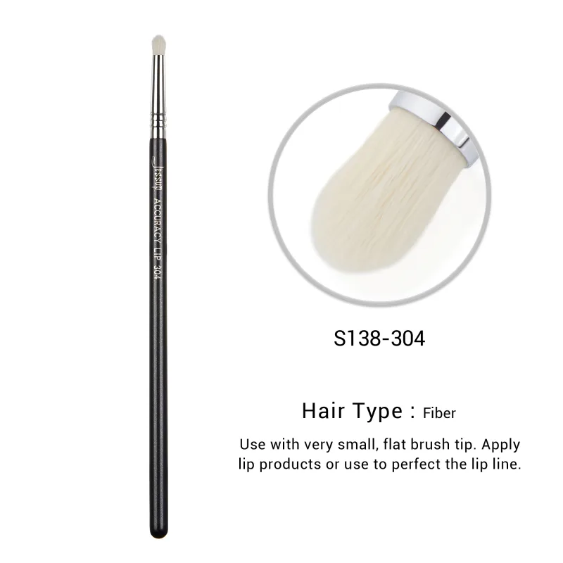 Jessup Lip Brush Professional Lip Makeup Brushes for Lipstick Streak-Free Application Small Tongue Shape Contour Define Lips