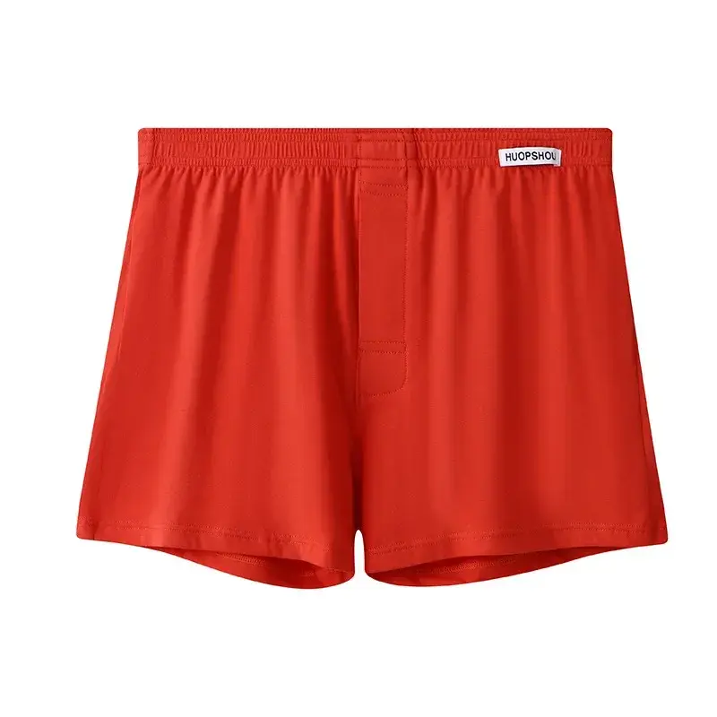 Men's Panties Cotton Loose Boxer Shorts Soft Moisture-Wicking Jersey Underwear Plus Size Lounge Summer Stretch Sleep Arrow Pant
