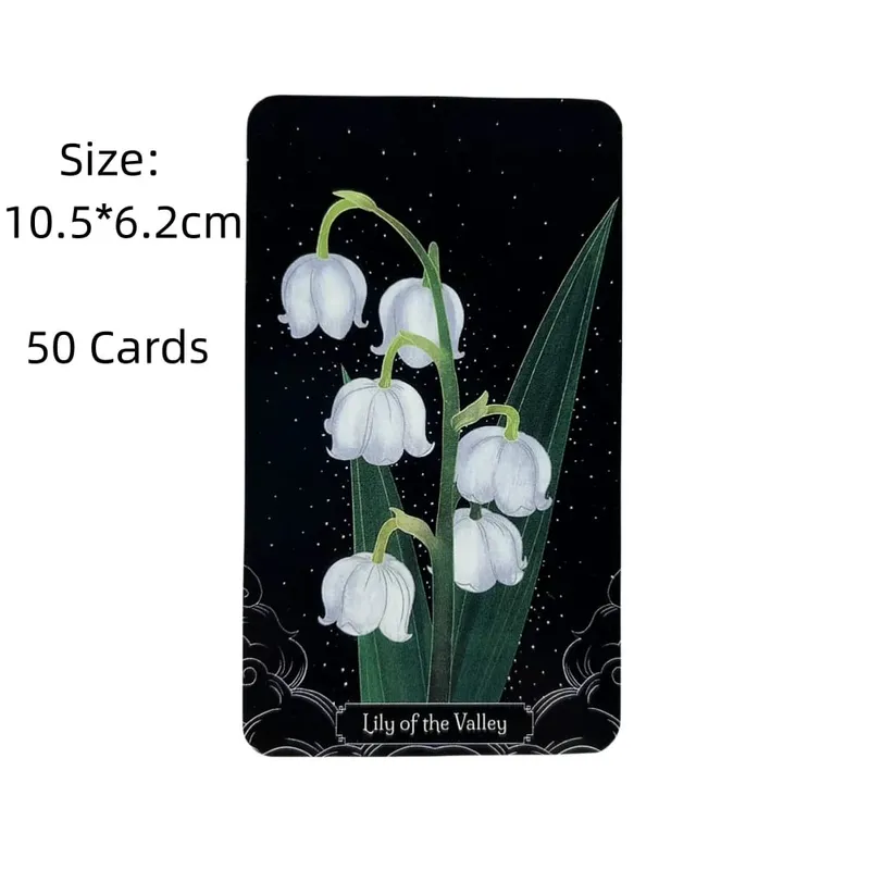 A Little Rain Botanical Oracle card Leisure Party Table Game High Quality Fortune-telling Prophecy Tarot Deck