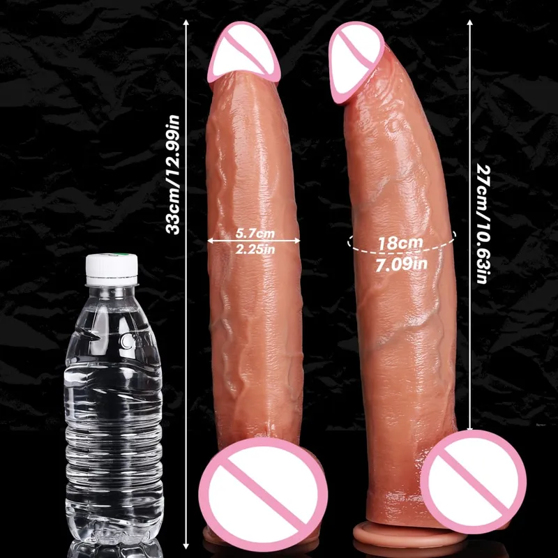 Super Long Penis Dildo Realistic Soft Dildos With Suction Cup Anal Adult Sex Toys For Men Women Masturbator Huge Phallus Dick