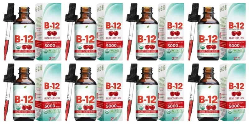 Vitamin B12 Drops 5000mcg Methylcobalamin B12 Liquid Sublingual Supplement Vegan Sugar Free Daily Daily Nutritional Support 60ml — image 11