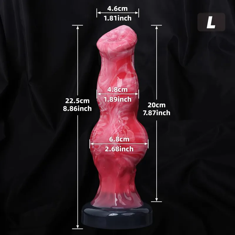Soft Big Monster Dildo Dog Anal Plug Butt Plug Adult Sex Toy Animal Penis for Female Anal Stimulation Sexy Erotic Toy