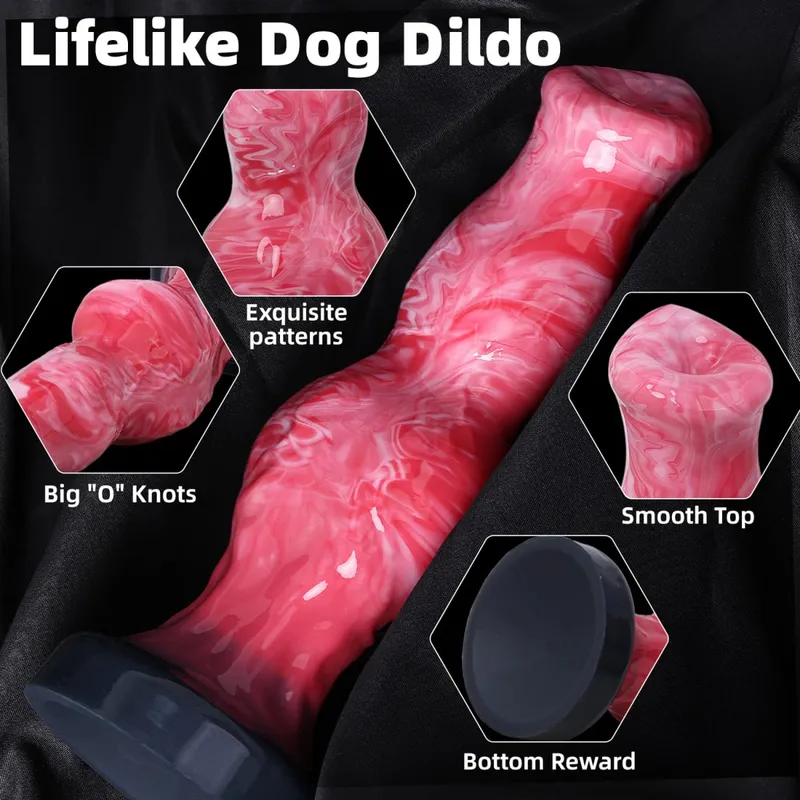 Soft Big Monster Dildo Dog Anal Plug Butt Plug Adult Sex Toy Animal Penis for Female Anal Stimulation Sexy Erotic Toy
