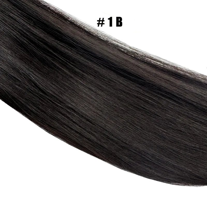 Korean Cotton Hair Extension 100% Human Hair Cotton thread twins tip hair Double Drawn Feathers Hair Extension Natural Color