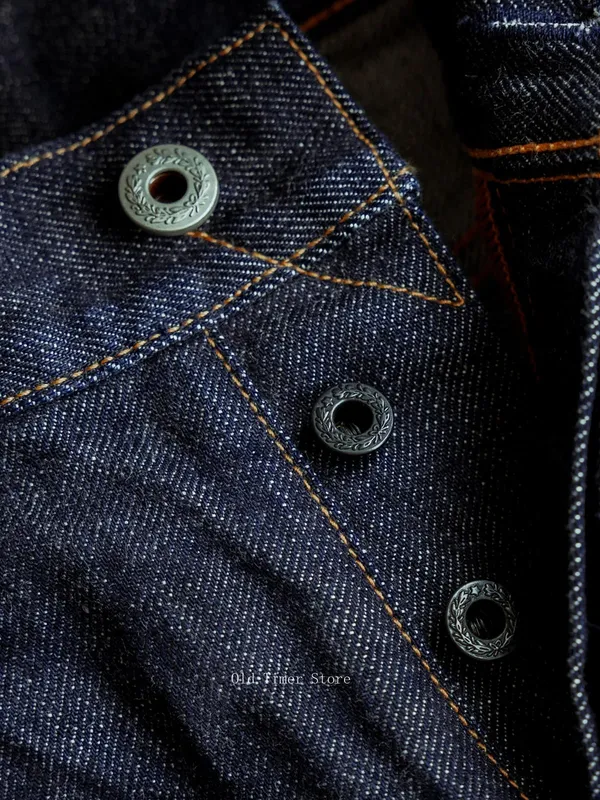 Red Tornado 511XX-0001 Jeans da uomo in denim con cimosa di linea rosa da 16 once, vestibilità dritta, silhouette slim