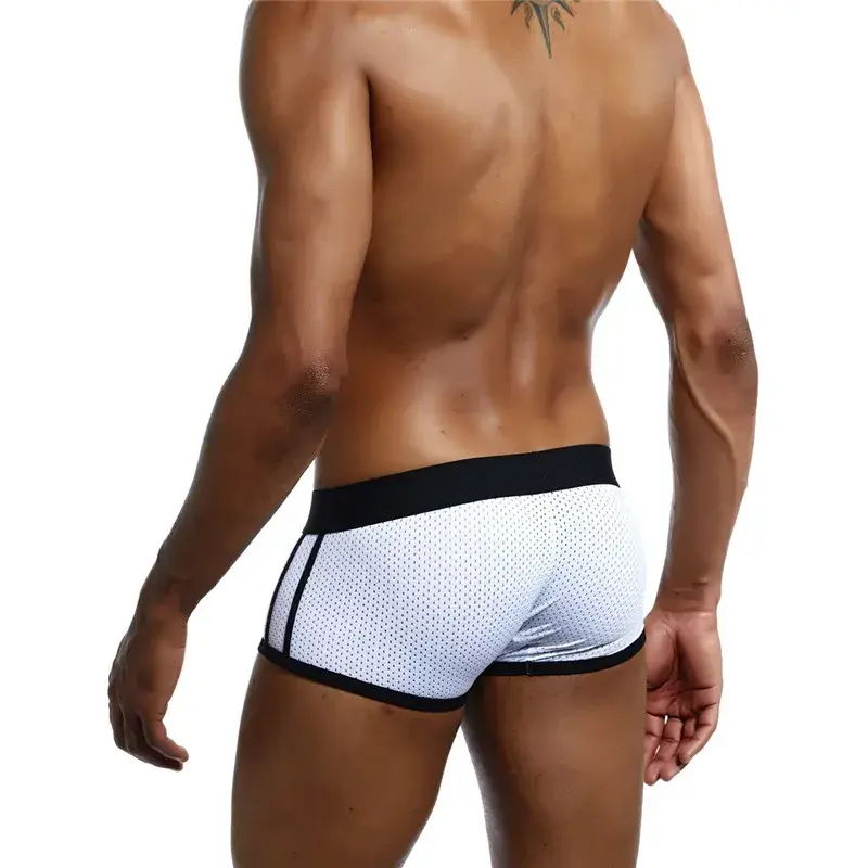 4Pcs Man Underpants Boxershorts Men Boxers Male Breathable Ice Silk Mesh Quick Drying Underwear Men’s Panties Boxer 3256805396926940 — image 7