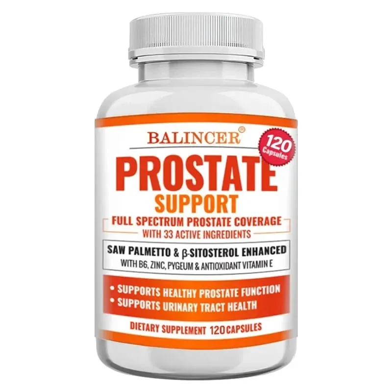 Prostate Supplements Saw Palmetto Prostate Health Support with 33 Ingredients for Healthy Urination Frequency & Improve Sleep