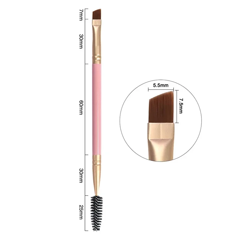 1pc 2 in 1 Double Head Eyebrow brush+Eyelash brush Makeup Tools Cosmetic Brushes Eye lash Make up Brushes brochas maquillaje — image 16