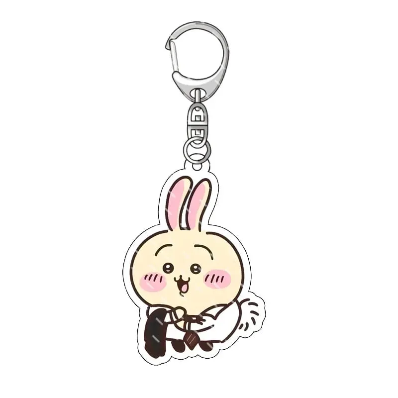 yiji Pendant Anime Comic Acrylic Peripheral Keychain Hachiware Usagi Cute Pendant Bag Hanging Decoration Decoration