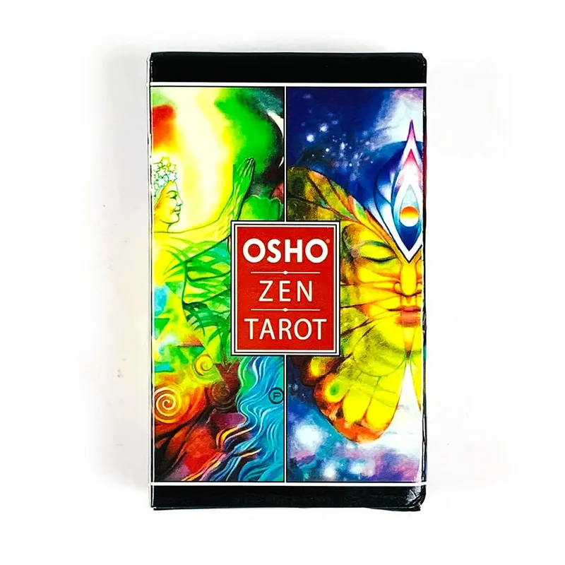 Osho Zen Tarot Cards 79Pcs English Version Divination Board Game Cards Game– Mindfulness & Meditation Deck for Spiritual Growth