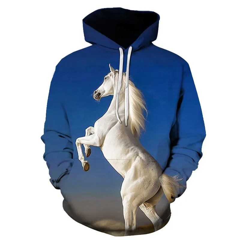 Horse Win Instant Success 3D Print Hoodies Interesting implication Animal Design Men Women Streetwear Pullover Casual Sweatshirt