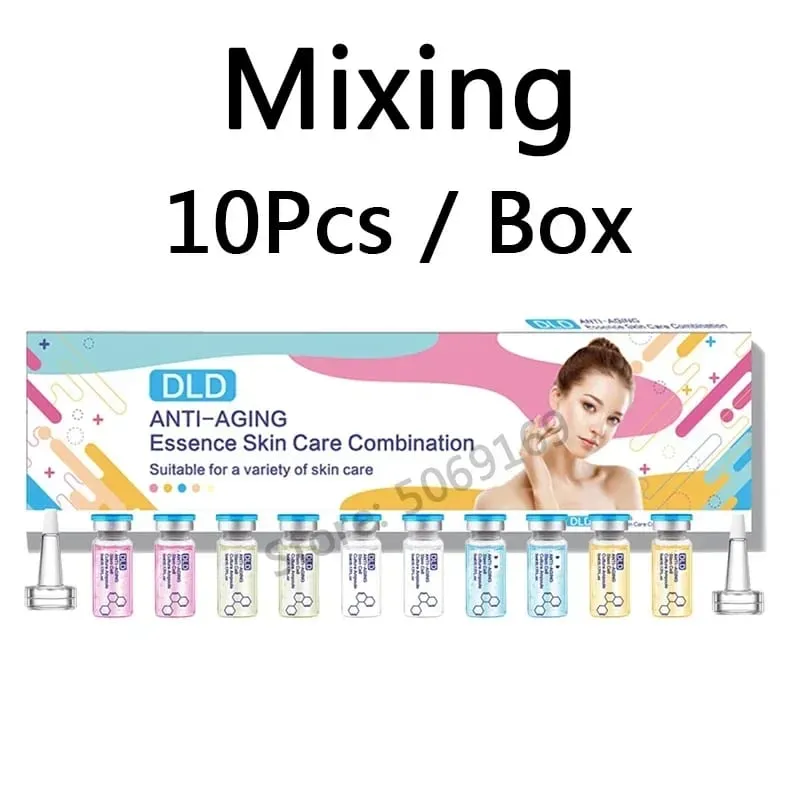 10 vials Korea 5ml BB Cream Glow Essence Beginner Starter Kit Liquid Foundation Moisturizing Hydration Skin Rejuvenation Beauty