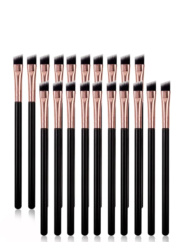 6/10/20/30PCS Ultra-Thin and Ultra-Fine Eyeliner Brush Angled Eyebrow Brush Eyelid Detail Brush Portable Eye Makeup Tool — image 9