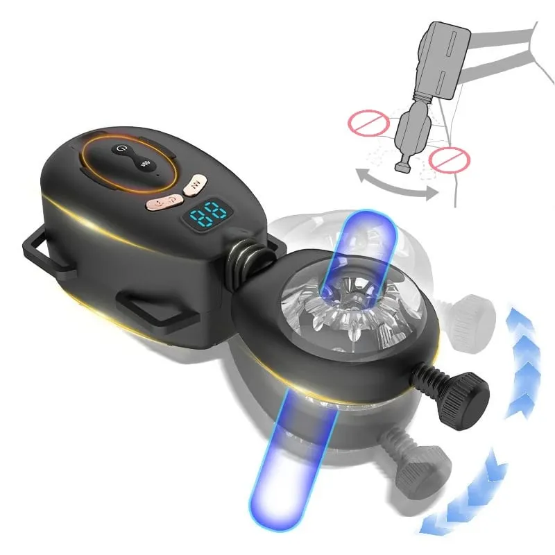 Mens Wearable Automatic Masturbator 9 Mode Remote Hands-free Penis Vibrator Trainer Dicks Glans Massage Stimulator Adult Sex Toy