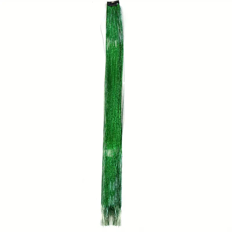 Hair Tinsel Clip in 22Inch Glitter Tinsel Hair Extensions Heat Resistant Clip in Hair Tinsel Sparkle Fairy Hair Accessories