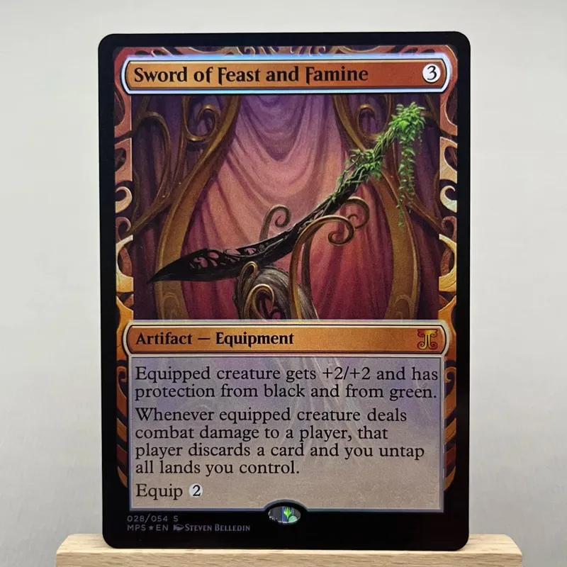 MPS FOIL2-01 TCG Cards for Home Play Proxy Sol Ring Mana Crypt Mox Opal the Mana Vault Chrome Mox Sword of — image 15