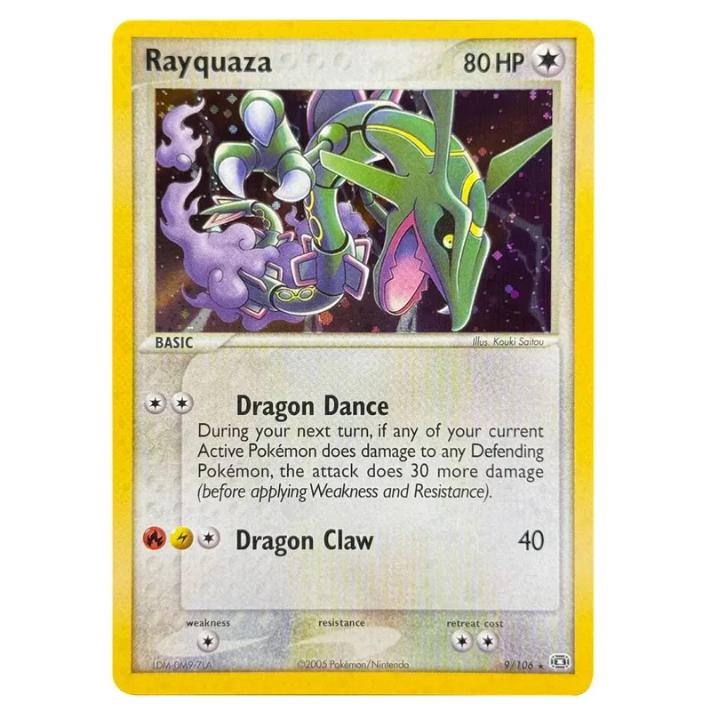 บัตรพร็อกซี โฮโลแกรม Emerald Cacturne Rayquaza ตำนานที่ซ่อนอยู่ Kyogre Crystal Guardians Alakazam Star Flareon Metagross