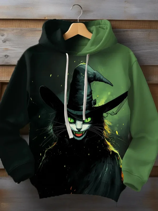 Halloween Men's Graphic Hoodie Pumpkin Prints Classic Casual 3D Pullover Holiday Fashion Hoodies Thin Style Long Sleeve Hooded
