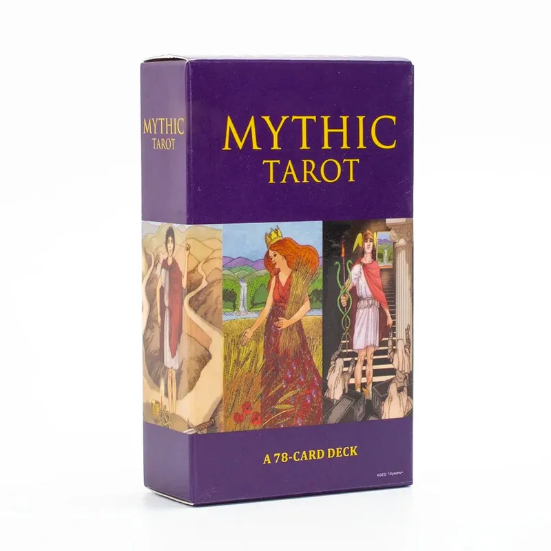 Kitten Tarot Deck 78Pcs Cute Black and White For Beginners Version Mysterious Board Game Fun Fortune telling Kit