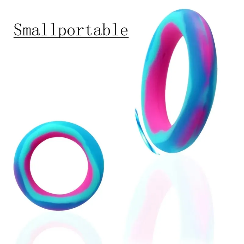 S/M/L Penis Cock Ring Sex Toys For Men Delay Ejaculation Erection Scrotum Semen Lock Binding High Elasticity Time Lasting ring — image 4