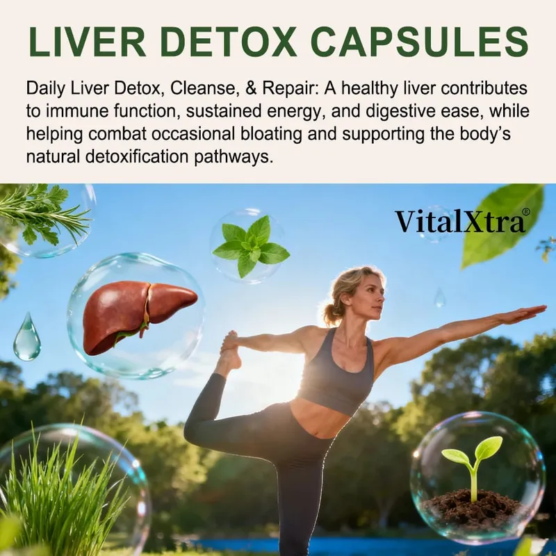 Liver Support Capsules Milk Thistle Extract Glutathione Dandelion Artichoke Liver Cleanse & Detox Antioxidant Digestion Support