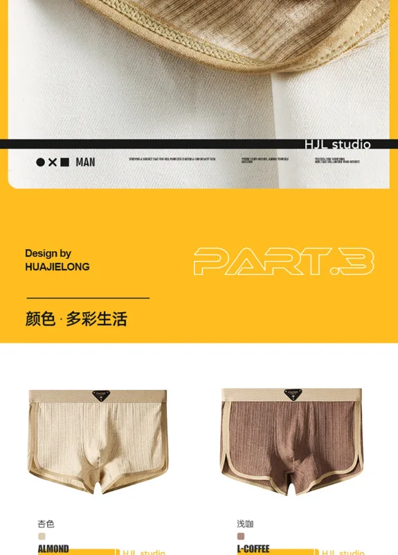 3 unidades/pacote 100% algodão sólido listrado calcinha masculina para 40-100kg malha respirável virilha cuecas boxers de cintura alta elástica