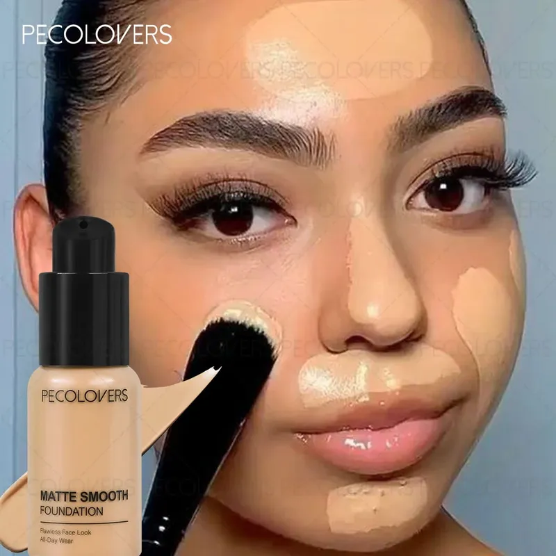 12PCS Face Set Liquid Foundation+concealer+multiple Makeup Tools Uniform Makeup Waterproof and Durable Facial Cosmetics
