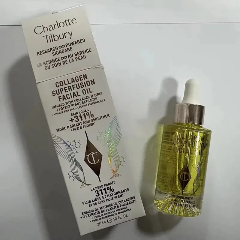 Charlotte Tilbury 30ml Collagen Superfusion Facial Oil Facial Skincare SKIN Looks More Radiant Smoother Feels Firmer Makeup Gift