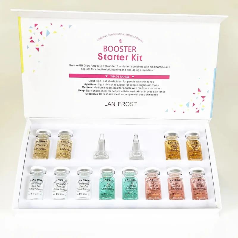 8ml BB Cream Hyaluronic Acid Facial Glow Serum Ampoule Essence Peptide Moisturizing Foundation Skin Rejuvenation Face Care — image 6