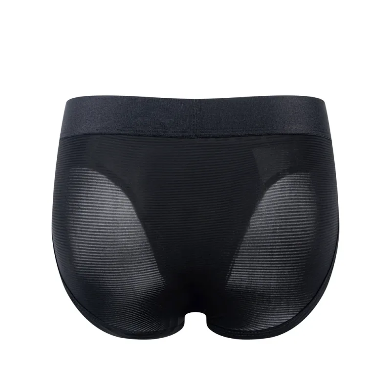 Herr Underkläder Shorts Sexig Lågformad Randig Bikini Athletic Supporters Kalsonger Sovkläder Nylon Snabbtorkande Andas