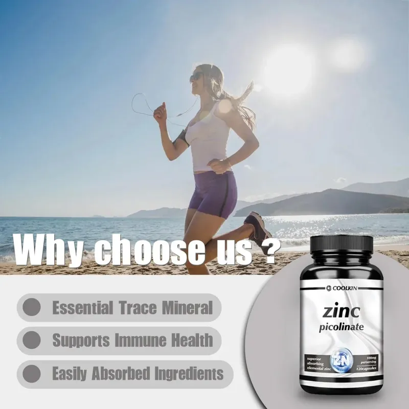 Zinc Picolinate Capsules - Boosts Immune Support Sleep & Energy — image 4