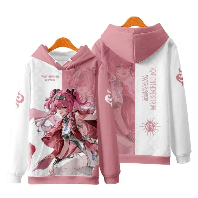 Game Wuthering Waves All Role Playing 3D Hoodies Sweatshirts Fashion Men's Anime Pullover Autumn/Winter Outdoor Casual Tracksuit — image 6