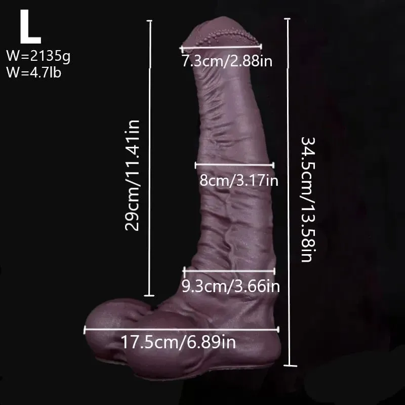 Besar Kuda Dildo Palam Dubur Mainan Seks untuk Lelaki Wanita Silikon Palam Punggung Kuda Zakar Besar S-L Prostat Tukang Urut Pelebaran Dubur 18+