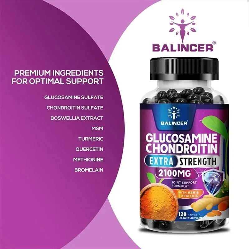 Balincer Supplement Glucosamine 2100mg with Chondroitin |Joint Mobilization Helps with Joint Mobility |Joint Support Supplement