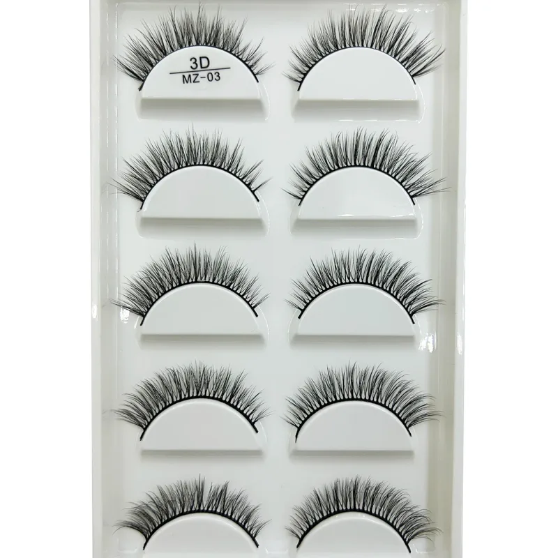 New 28 Style 5 Pairs Natural Mink False Eyelashes Makeup Eyelash Extension Fake Eye Lashes Faux Cils Make Up Beauty Cilios — image 13