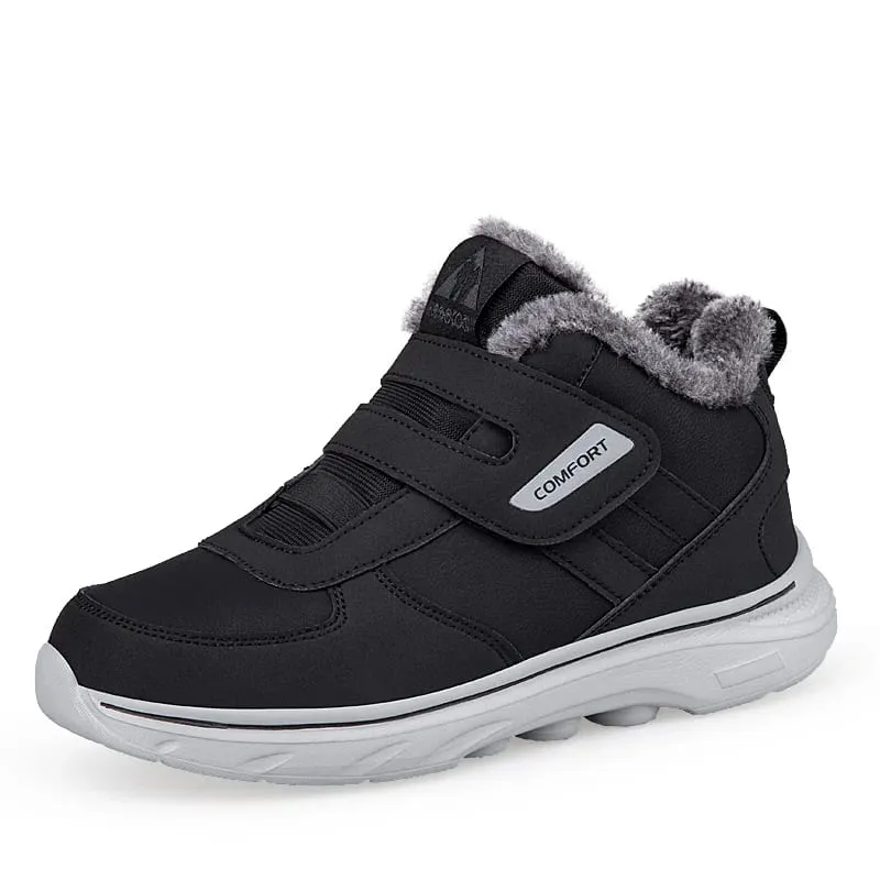 Winter Plush Ankle Orthopedic Sneakers Adjustable Diabetic Shoes Walking Shoes Sports Hook and Loop Swollen Feet Thumb Eversion