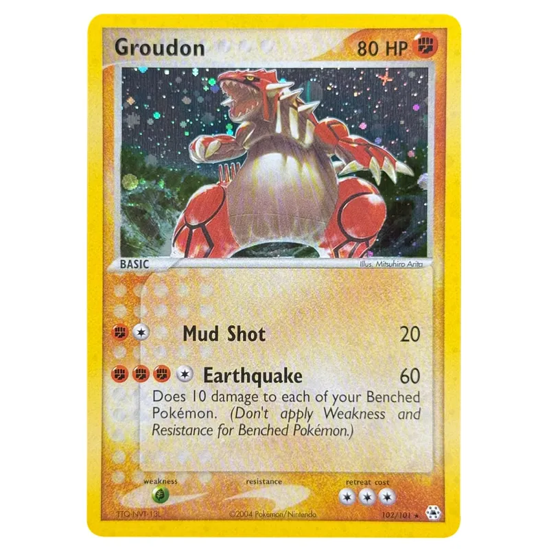 บัตรพร็อกซี โฮโลแกรม Emerald Cacturne Rayquaza ตำนานที่ซ่อนอยู่ Kyogre Crystal Guardians Alakazam Star Flareon Metagross